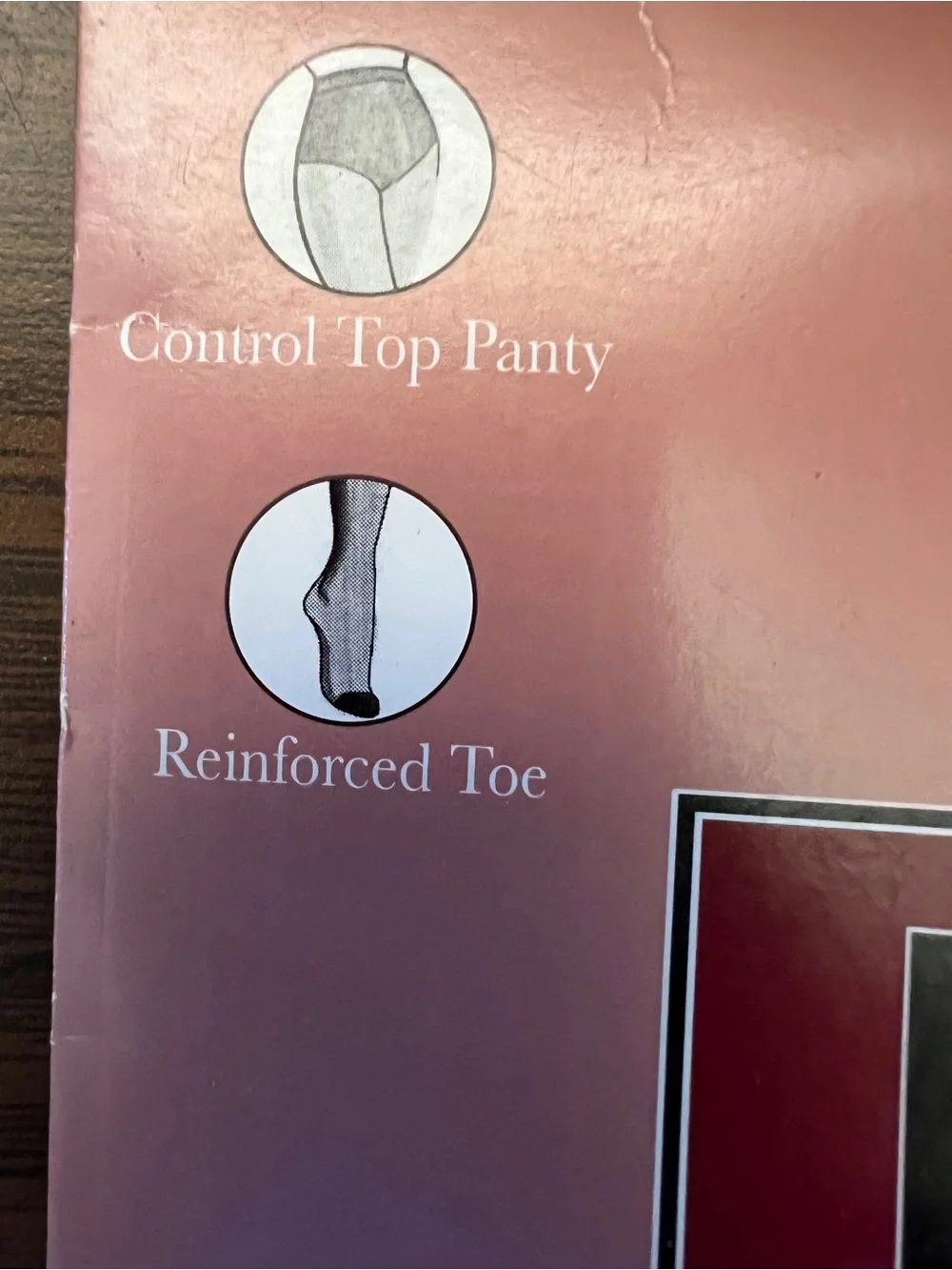 NWT- Vintage 2001 Hanes Silky Sheer Pantyhose in Barely Black - Size CD